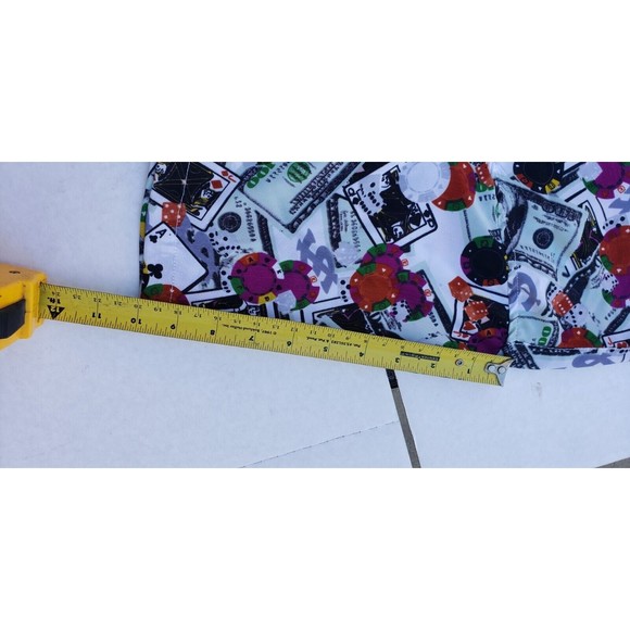 Ferugini Button Up Shirt Casino, Poker, Dice $100 Bills All Over Print  SZ Large - Picture 8 of 12